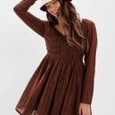 American Eagle Outfitters Brown Mini Dress Photo 0