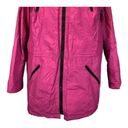 Woman Within  hooded pink trench rain coat size 18-20 Photo 2