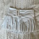 Gold Hinge White Skirt Photo 1