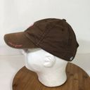 Life is Good  Women’s Pink Heart Appliqué Brown Cotton Baseball Cap One Size Photo 9