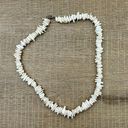 White Puka Shell Surfer Style Necklce Photo 0