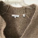 Vince  V-NECK RIB SHAWL COLLAR PULLOVER SWEATER WOOL-ALPACA Sz small Photo 3