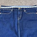 Gap  Denim Knee Length Pencil Skirt Dark Rinse Photo 5