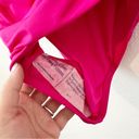 La Blanca  Ginger Off the Shoulder One-Piece Swimsuit Pink Ruffle Size US 4 NWOT Photo 3