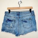 sts blue  Light Wash Denim High Rise Cut Off Jean Shorts women's size 29 Photo 4