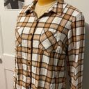 Christopher & Banks Super Soft Plaid button up long sleeve shirt Photo 1