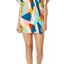 Bar III  Pop Art Color-Block O-Ring Beach Swimwear Tunic Cover-Up NWT L Photo 1