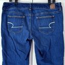 American Eagle  Artist Crop Jeans 14 Womens Studs Stretch Medium Wash Denim Ankle Photo 5