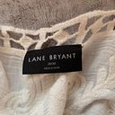 Lane Bryant  Ivory Lace Crochet Embroidered Kimono Cardigan BlousePlus Size 18/20 Photo 5