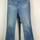 AG Adriano Goldschmied  Blue The Jody Crop High Rise Slim Flare Jeans Photo 0