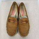 Salvatore Ferragamo  Tan Gancini Espadrille Loafer Slip On Leather Flats Photo 3