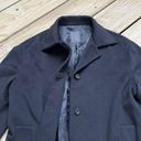 NewYorkIndustrie Black 100% Wool Italian Peacoat Size M/L Size M Photo 3