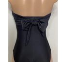 PilyQ New.  black bandeau multi-way swimsuit with tummy control Photo 4