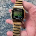 Men's Timex T78677 Gold Tone Stainless Steel Digital Watch Photo 2