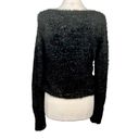 Krass&co NY& Design Studio Fluffy Eyelash Knit & Metallic Sequin Pullover Sweater NWT Photo 2