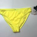 California Waves  YELLOW Ribbed Bikini Swim Bottom Photo 3