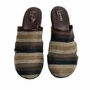 Born concept BOC  Mules Wedge Slip Ons Size 10 CBTK14 C89223 Brown Tan Photo 4