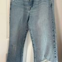 frame denim NWT Frame Le High Waist Flare Jeans In Crystal Beach Tear Photo 0