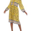 Luxology  Women's Boho Border Midi Dress, Size L Photo 0