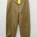 ZARA  khaki horse shoe cropped pants large Photo 0