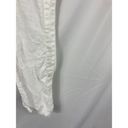 J.Jill  PureJill Linen Woven Pants Roll Tab Convertible Length White Small Photo 3