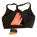 Zella  Black Cutout Back Racerback Removable Pads Padded Sports Bra Size XS Photo 2