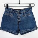 Levi's Levi’s Vintage 90s Silvertab Denim Blue Jean Shorts Welt Pockets exposed button Photo 0