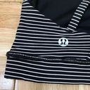 Lululemon Energy Bra Long Line in Mod Stripe Black & White Size 4 Photo 8