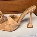 EGO  Hand Woven sculptured heel Peep Toe Sandals Sz 5 UK Sz 7 USA Photo 5