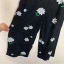 Daisy Handmade Painted  Floral Print Jumpsuit Size Medium Photo 3