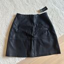 Faux Leather Skirt Black Size 6 Photo 1