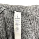 Lululemon  100% Merino Wool Turtleneck Kangaroo Pocket Thumbholes Gray size 6 Photo 8