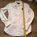 Ralph Lauren Polo Bear  White Button Down Shirt Photo 3