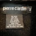 Pierre Cardin Vintage 80’s  Black Silk Angora Beaded Cardigan Photo 1