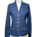 Anthropologie  Rosie Neira Wool Buttoned Military Sweater Blazer Jacket Size XS Photo 1