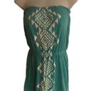 Billabong Weeding Out Beach Dress Swim Cover-Up Size L Aqua Summer Pool Photo 0