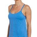 Nike  Essential Layered 2-in-1 Sporty Tankini Swim Top Small "Pacific Blue" Photo 0