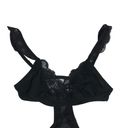 We Are HAH  Key To Ur Heart Sheer Mesh Bodysuit Cut Out Side In Noir/Black XS NWT Photo 6