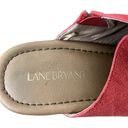 Lane Bryant  Shoe Women 12M Orange Wedge Sandals Vegan Suede Jute Vacation Cruise Photo 7