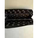 Vera Bradley  RFID Accordion Wristlet Wallet Black Microfiber Penguins Hearts Photo 3