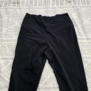 Aerie black leggings with lace ankle details Photo 1