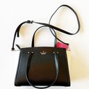 Kate Spade  Small Geraldine Patterson Drive Black Cream Leather Crossbody Bag NWT Photo 11