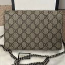 Gucci DIONYSUS GG SUPREME CHAIN WALLET Like New Condition Photo 2