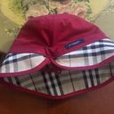 Burberry  Nova Check Hat with red trim and red bow Photo 4