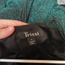 Trixxi Green Sparkly Glitter Dress Photo 3