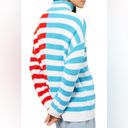 STAUD New  Hampton Striped Front Half-Zip Turtleneck Sweater, Size M NEW W/O TAG Photo 10