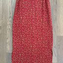 Doncaster Vintage 100% Silk Sleeveless Tie Waist Dress in Red and Khaki Size 8 Photo 2