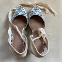 The Loft  NIB String Ties Wedge Sandals Photo 4