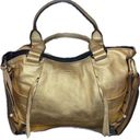 Aimee Kestenberg  Tabitha Satchel Shoulder Leather Gold Photo 0