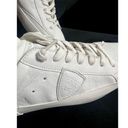 Blanc Philippe Model Paris White Leather PRSX Basic  Low Sneakers Size 41 US 11 Photo 4